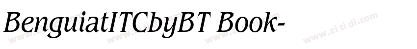 BenguiatITCbyBT Book字体转换